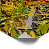 秋の《植物》アスペンの美しい木々 ポスター (角)