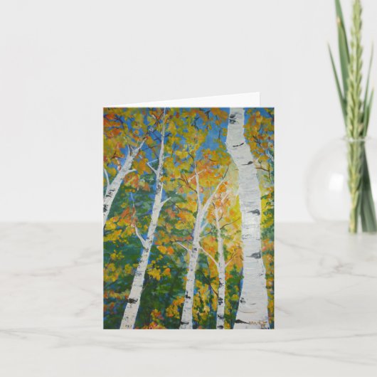 秋の《植物》アスペン カード (正面)