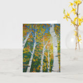 秋の《植物》アスペン カード (黄色い花)