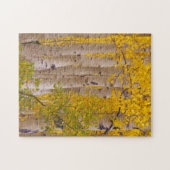 秋の《植物》アスペン，コロラドのキブラー峠 ジグソーパズル (横)