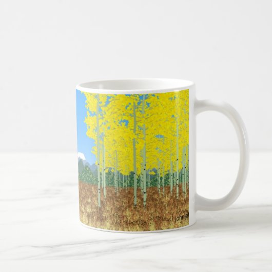 秋の《植物》アスペン コーヒーマグカップ (右)