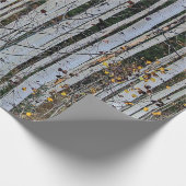 秋の《植物》アスペン ラッピングペーパー (角)