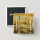 秋の《植物》アスペン 缶バッジ (正面&裏面)