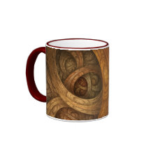 "秋の"陶磁器のマグ