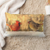 秋の（鳥）ショウジョウコウカンチョウ ランバークッション (ブランケット)