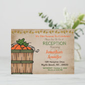 秋のBBQウェディングパーティー招待状 招待状 (スタンド正面)