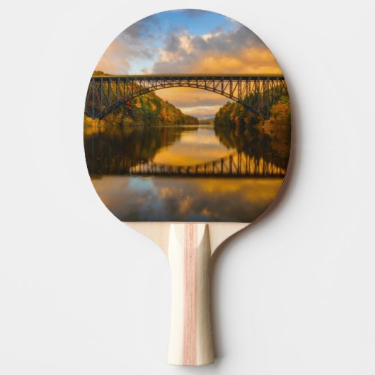 秋のBridgeフランスのなの王 卓球ラケット (正面)