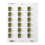 秋のBusiekパインターリーアドレスLable ラベル (フルシート)