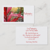 秋のFireweed 名刺 (正面/裏面)