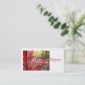 秋のFireweed 名刺 (スタンド正面)