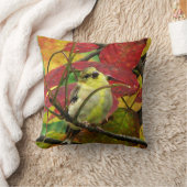 秋のGoldfinch クッション (ブランケット)