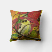 秋のGoldfinch クッション (裏面)