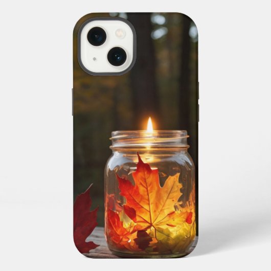 秋のiPhone / iPadケース iPhoneケース (裏面)