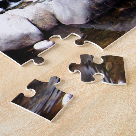 秋のKancamagus Highway ジグソーパズル (側面)