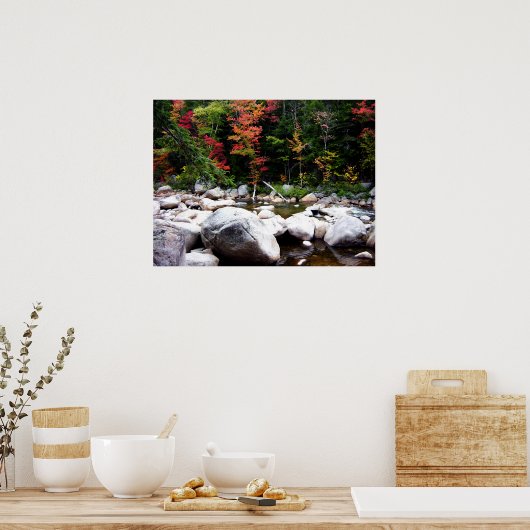 秋のKancamagus Highway ポスター (キッチン)