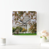 秋のMOキャピトルウォールクロック スクエア壁時計 (ホーム)