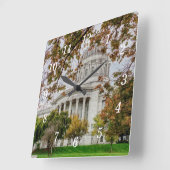 秋のMOキャピトルウォールクロック スクエア壁時計 (傾斜)