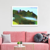 秋のParkデジタル絵画ズ キャンバスプリント (インサイチュ (リビング))