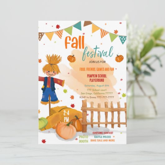 秋のParty 招待状 (スタンド正面)