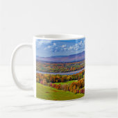 秋のRhinecliff橋 コーヒーマグカップ (左)