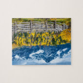 秋のSneffels山の畜舎-コロラド州 ジグソーパズル (横)