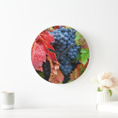 秋のSonoma ラージ壁時計 (ホーム)