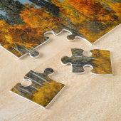 秋のTeton壮大な山 ジグソーパズル (側面)