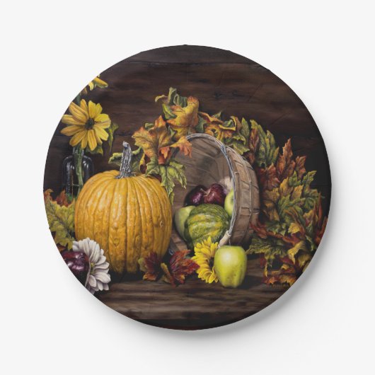 秋のTouch紙プレート7» ペーパープレート (正面)