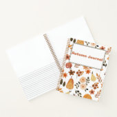 秋のVibeジャーナルのギフトの彼女🌸💗🤎🍁✨ ノートブック (内部)