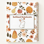 秋のVibeジャーナルのギフトの彼女🌸💗🤎🍁✨ ノートブック (裏面)