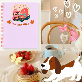秋のVibeジャーナルのギフトの彼女🌸💗🤎🍁✨ ノートブック