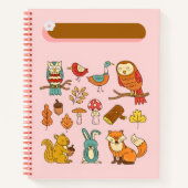 秋のVibeジャーナルのギフトの彼女🌸💗🤎🍁✨ ノートブック (正面)