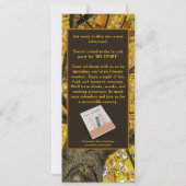 秋のVibes自然ブックの発売日の保存 招待状 (裏面)