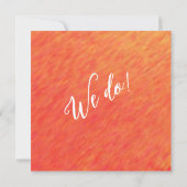 秋のVibes-秋 – 写真結婚-QRコード –  招待状 (裏面)