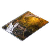 秋のVintgarの峡谷渓谷の滝 ノートブック (左側)