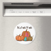 秋のY'all Pumpkins マグネット (インサイチュ (食洗機))