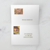 秋はあなたのビジネス挨拶のために感謝していしています サンキューカード (内部)