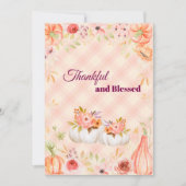 秋はありがとうカスタマイズ シーズンカード (正面)