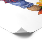 秋はおもしろいベア ポスター (角)