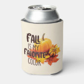 秋はお気に入りの私の色 – カボチャ&離れ 缶クーラー (缶裏面)
