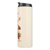 秋はお気に入りの私の色 – マッシュルーム&離れ タンブラー (回転右)