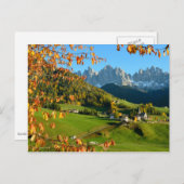 秋はがきドロマイト村 シーズンポストカード (正面/裏面)