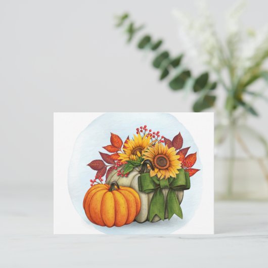 秋はがき ポストカード (スタンド正面)