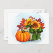 秋はがき ポストカード (正面/裏面)