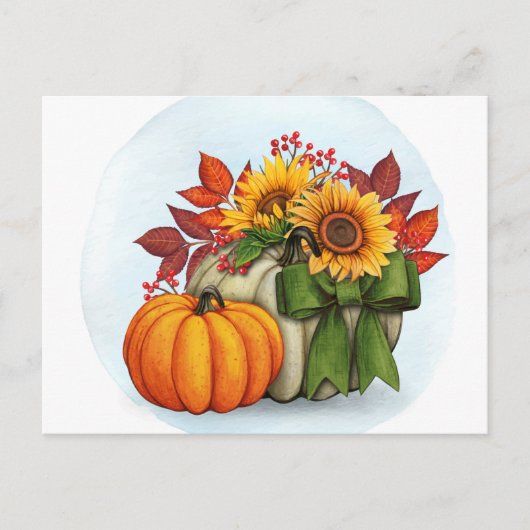 秋はがき ポストカード (正面)