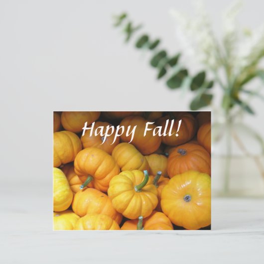 秋はがき ポストカード (スタンド正面)