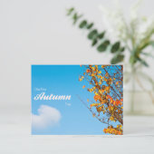 秋はがき ポストカード (スタンド正面)