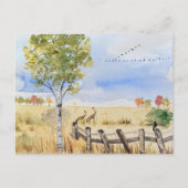 秋はがき ポストカード (正面)