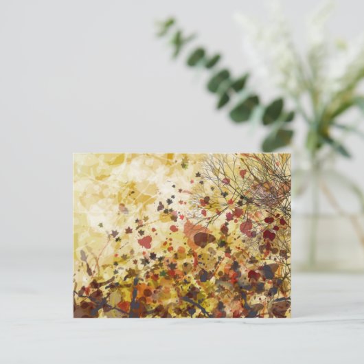 秋はがき ポストカード (スタンド正面)