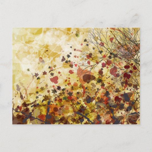 秋はがき ポストカード (正面)
